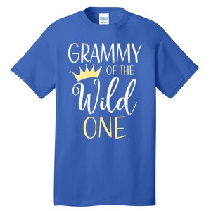 Grammy Of The Wild One First Birthday Matching Family Gift Tall T-Shirt