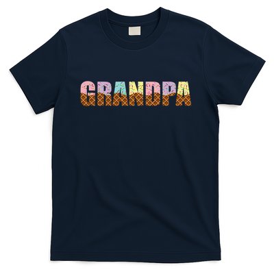 Grandpa Of The Sweet One Ice Cream 1st First Family Mother's T-Shirt