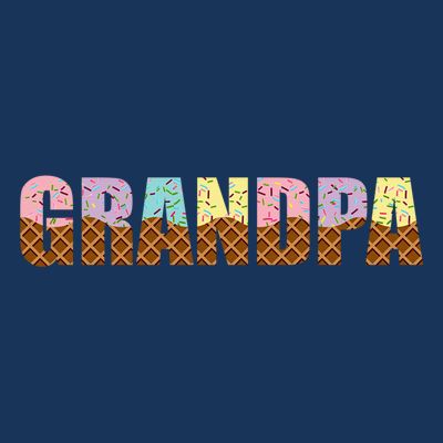 Grandpa Of The Sweet One Ice Cream 1st First Family Mother's T-Shirt
