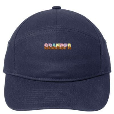 Grandpa Of The Sweet One Ice Cream 1st First Family Mother's 7-Panel Snapback Hat