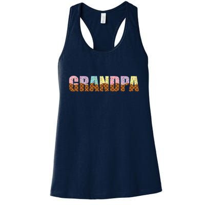 Grandpa Of The Sweet One Ice Cream 1st First Family Mother's Womens Tank Top