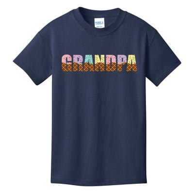 Grandpa Of The Sweet One Ice Cream 1st First Family Mother's Kids T-Shirt