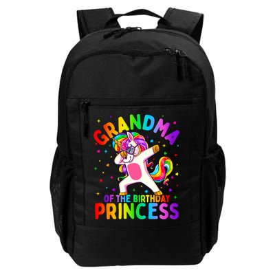 Grandma Of The Birthday Princess Girl Dabbing Unicorn Gift 1 Backpack