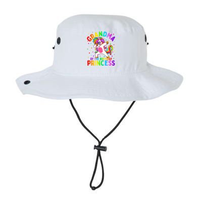 Grandma Of The Birthday Princess Girl Dabbing Unicorn Gift 1 Legacy Cool Fit Booney Bucket Hat