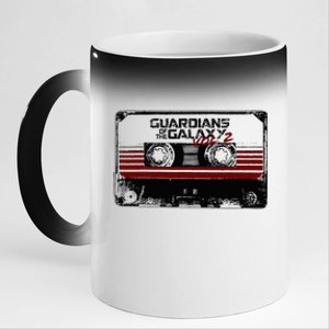 G.U.A.R.D.I.A.N.S Of The Galaxy Vol 2 Awesome Mix Tape 11oz Black Color Changing Mug