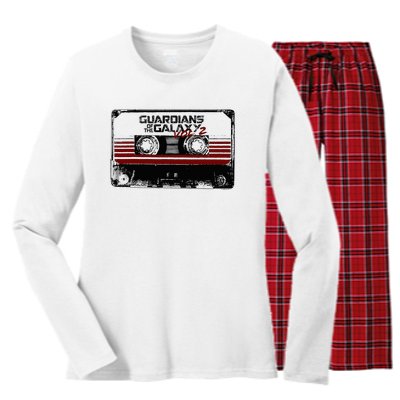 G.U.A.R.D.I.A.N.S Of The Galaxy Vol 2 Awesome Mix Tape Women's Long Sleeve Flannel Pajama Set 