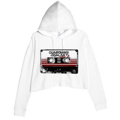 G.U.A.R.D.I.A.N.S Of The Galaxy Vol 2 Awesome Mix Tape Crop Fleece Hoodie