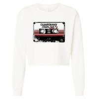 G.U.A.R.D.I.A.N.S Of The Galaxy Vol 2 Awesome Mix Tape Cropped Pullover Crew