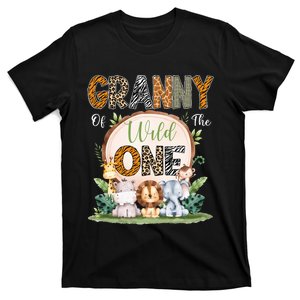 Granny Of The Wild One First Birthday Safari Woodland T-Shirt