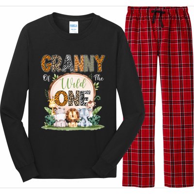 Granny Of The Wild One First Birthday Safari Woodland Long Sleeve Pajama Set