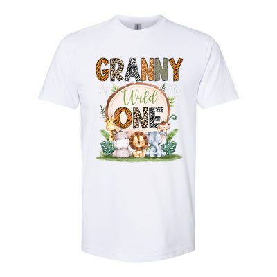 Granny Of The Wild One First Birthday Safari Woodland Softstyle CVC T-Shirt