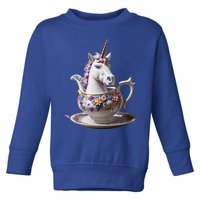 Get On The Unicorn Gravy Boat Cute Gift Toddler Sweatshirt