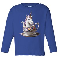 Get On The Unicorn Gravy Boat Cute Gift Toddler Long Sleeve Shirt