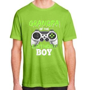 Grandpa Of The Birthday Boy Matching Video Game Birthday Adult ChromaSoft Performance T-Shirt