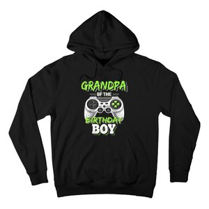 Grandpa Of The Birthday Boy Matching Video Game Birthday Hoodie