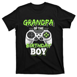 Grandpa Of The Birthday Boy Matching Video Game Birthday T-Shirt