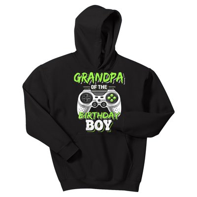 Grandpa Of The Birthday Boy Matching Video Game Birthday Kids Hoodie