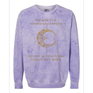 Granddaughters Of The Witches You Could Not Burn Colorblast Crewneck Sweatshirt