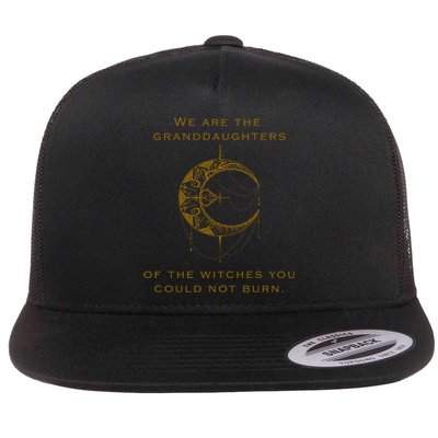 Granddaughters Of The Witches You Could Not Burn Flat Bill Trucker Hat