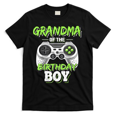 Grandma Of The Birthday Boy Matching Video Game Birthday T-Shirt