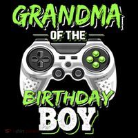 Grandma Of The Birthday Boy Matching Video Game Birthday Sustainable Bucket Hat