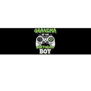 Grandma Of The Birthday Boy Matching Video Game Birthday Bumper Sticker