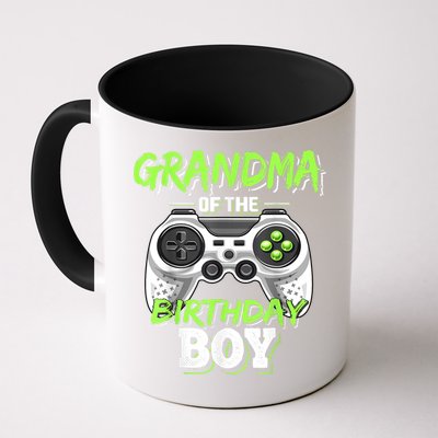Grandma Of The Birthday Boy Matching Video Game Birthday Mug