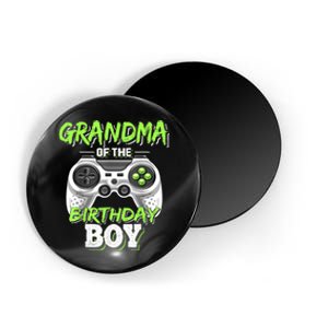 Grandma Of The Birthday Boy Matching Video Game Birthday Magnet