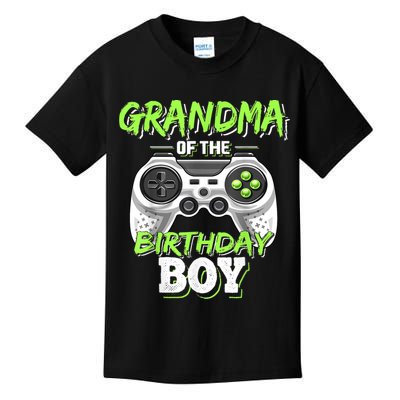 Grandma Of The Birthday Boy Matching Video Game Birthday Kids T-Shirt