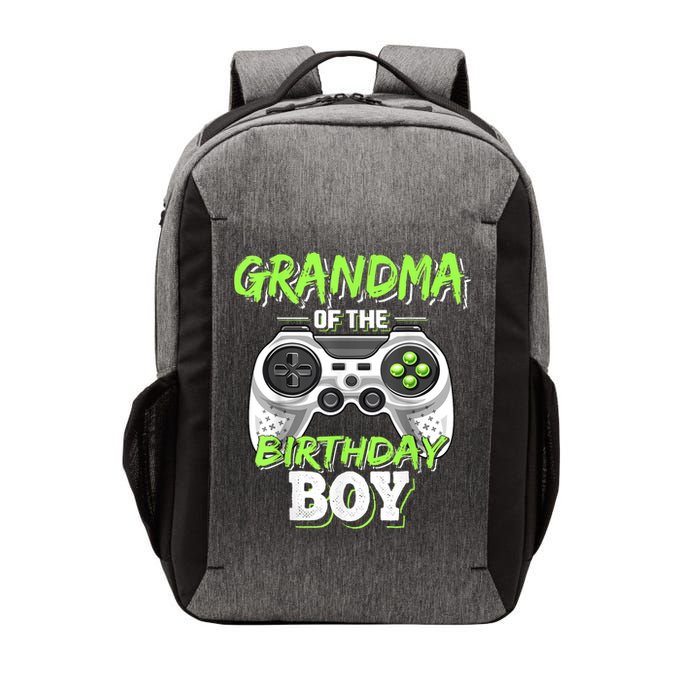 Grandma Of The Birthday Boy Matching Video Game Birthday Vector Backpack