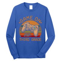 Game On Third Grade Back To School Gamer Funny Funny Gift Long Sleeve Shirt