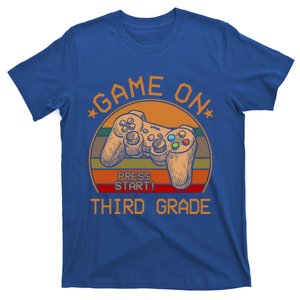 Game On Third Grade Back To School Gamer Funny Funny Gift T-Shirt