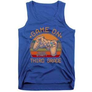 Game On Third Grade Back To School Gamer Funny Funny Gift Tank Top