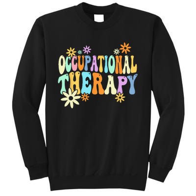 Groovy Occupational Therapy OT Therapist Sweatshirt