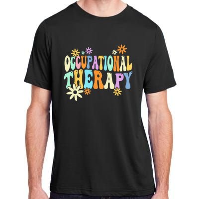 Groovy Occupational Therapy OT Therapist Adult ChromaSoft Performance T-Shirt