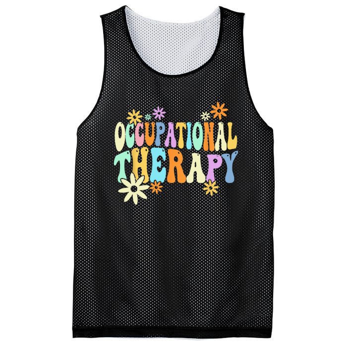 Groovy Occupational Therapy OT Therapist Mesh Reversible Basketball Jersey Tank