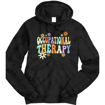 Groovy Occupational Therapy OT Therapist Tie Dye Hoodie