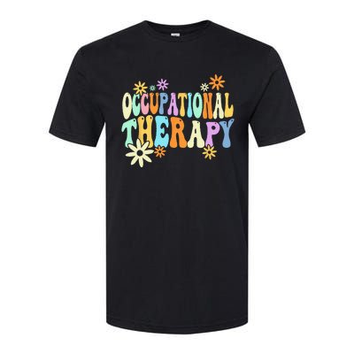 Groovy Occupational Therapy OT Therapist Softstyle CVC T-Shirt