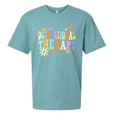 Groovy Occupational Therapy OT Therapist Sueded Cloud Jersey T-Shirt