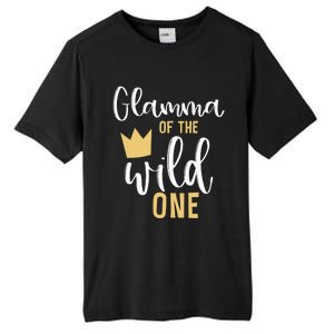 Glamma Of The Wild One Matching 1st Birthday First Thing Nan Gift Tall Fusion ChromaSoft Performance T-Shirt