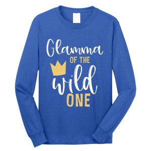 Glamma Of The Wild One Matching 1st Birthday First Thing Nan Gift Long Sleeve Shirt