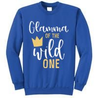 Glamma Of The Wild One Matching 1st Birthday First Thing Nan Gift Sweatshirt