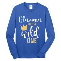 Glamma Of The Wild One Matching 1st Birthday First Thing Nan Gift Tall Long Sleeve T-Shirt