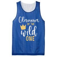 Glamma Of The Wild One Matching 1st Birthday First Thing Nan Gift Mesh Reversible Basketball Jersey Tank