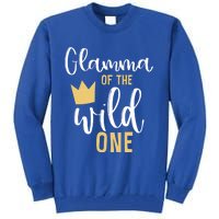 Glamma Of The Wild One Matching 1st Birthday First Thing Nan Gift Tall Sweatshirt