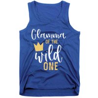 Glamma Of The Wild One Matching 1st Birthday First Thing Nan Gift Tank Top