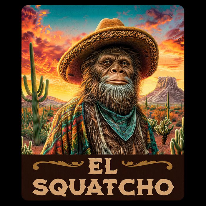 Guardian Of The Desert Bigfoot, Sasquatch, & El Squatcho T-Shirt
