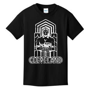 Guardian Of Traffic Cleveland Bridge Retro Kids T-Shirt