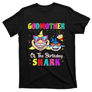 Godmother Of The Shark Birthday Family Birthday Godson T-Shirt