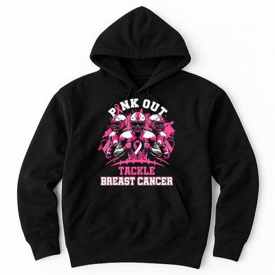 Gift Out Tackle Breast Cancer Awareness American Football Hoodie